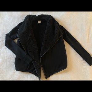 Abercrombie & Fitch Sherpa Lined Cardigan
